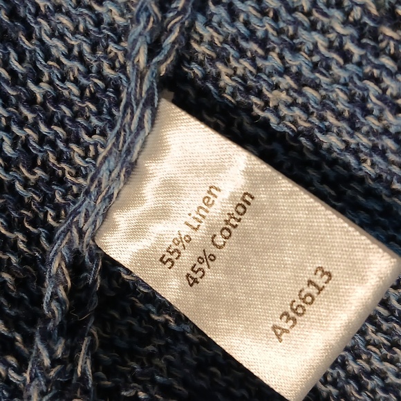 Appleseed's Open Front Linen Blend Cardigan Sweater - Picture 5 of 5